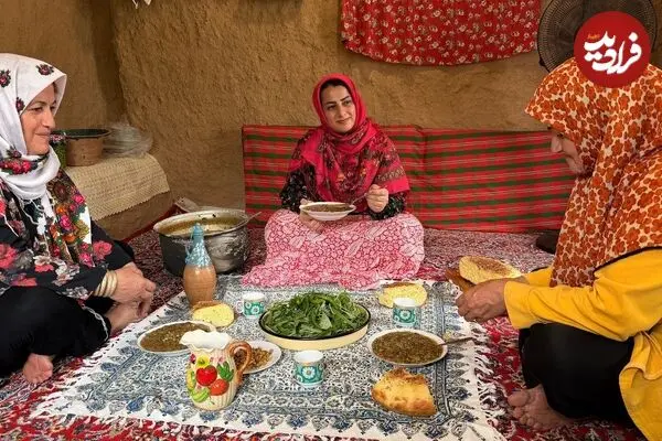 ببینید| غذای روستایی در ایران؛ پخت آش ترش سنتی در روستایی سرسبز