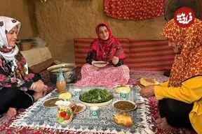 ببینید| غذای روستایی در ایران؛ پخت آش ترش سنتی در روستایی سرسبز