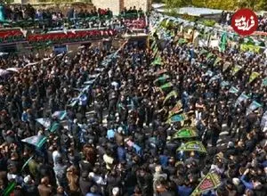 عکس| سفر زمان؛ دستۀ عزاداری روز عاشورا در شهر «مرند» در دوران قاجار