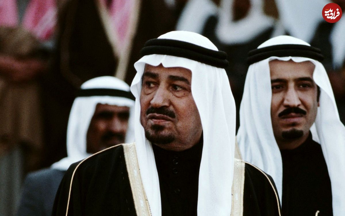 عکس؛ سفر در زمان؛ دیدار «ملک خالد پادشاه چهارم عربستان با صدام»؛ سال 1357
