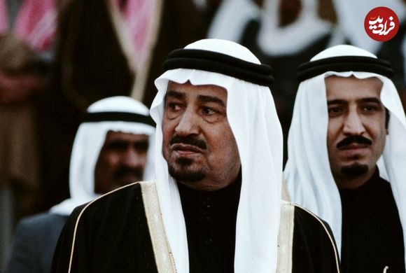 عکس؛ سفر در زمان؛ دیدار «ملک خالد پادشاه چهارم عربستان با صدام»؛ سال 1357