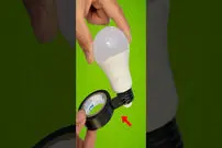 (ویدئو) نحوه تعمیر ساده و سریع لامپ LED سوخته با چسب برق و فویل 
