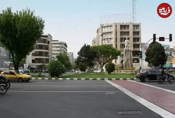 عکس| سفر زمان؛ «خیابان فردوسی تهران» در دوران قاجار و در زمانی که خاکی بود