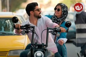 تصاویر؛ پردیس احمدیه و سینا مهراد سوار بر موتور در سریال «از یاد رفته» 