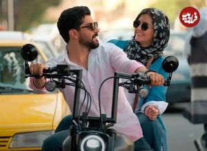 تصاویر؛ پردیس احمدیه و سینا مهراد سوار بر موتور در سریال «از یاد رفته» 