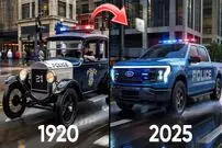 ببینید؛ سیر تکامل ماشین پلیس از سال 1920 تا 2025