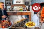 ببینید؛ غذای خیابانی در ایران؛ پخت شله زرد، حلیم و کباب زغفرانی در قم