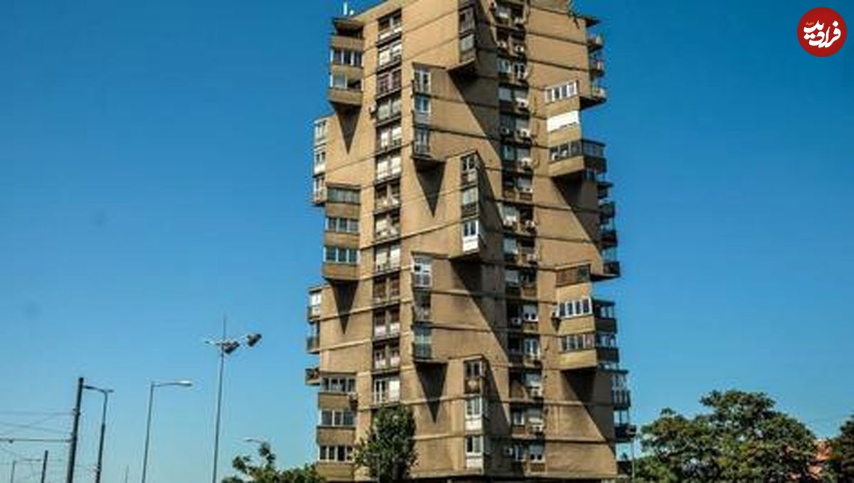 (عکس) برج عجیب و غریب در بلگراد؛ اثر هنری یا فاجعه طراحی! 