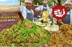 ببینید؛ غذای خیابانی در هند؛ پخت چوله کولچه در هاریانا؛ غذای محبوب هندی ها