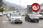 ترافیک ۱۰ کیلومتری در جاده رشت به قزوین/هر ۲ مسیر در اختیار خودروهای عازم تهران قرار گرفت
