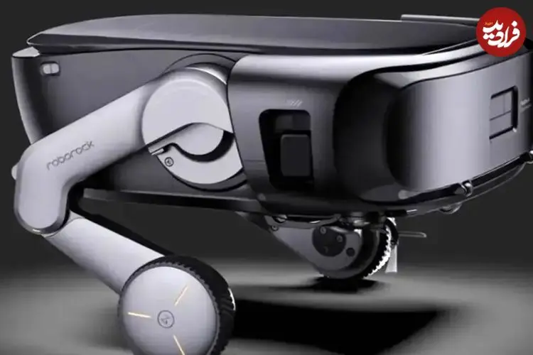 عکس| رونمایی روبوراک از اولین جارو رباتیک جهان با قابلیت بالا رفتن از پله 