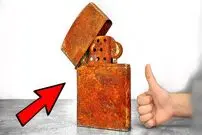 (ویدئو) تعمیر شگفت انگیز و تماشایی بزرگترین فندک بنزینی جهان
