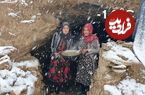 ببینید؛ غذای روستایی در افغانستان؛ پخت خوراک بامیه در هوای برفی در غار