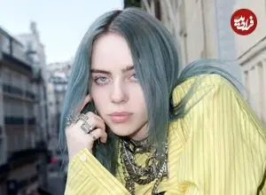 عکس| سفر در زمان؛ «بیلی آیلیش» در حال گفتگو با جیمز کوردن؛ سال 1396