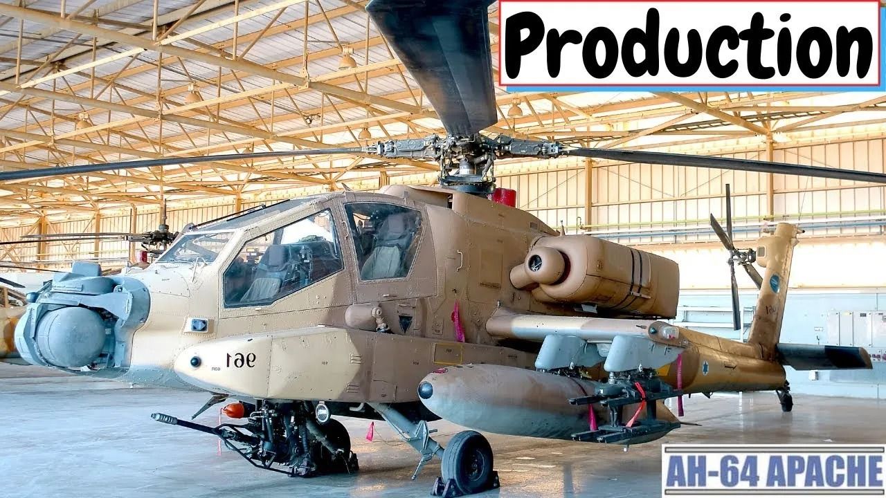 (ویدئو) فرایند هیجان انگیز ساخت هلیکوپتر ای‌اچ-۶۴ آپاچی در کارخانه بوئینگ آمریکا