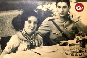 عکس؛ سفر در زمان؛ «فوزیه» در کنار همسر دوم اش «اسماعیل شیرین بیک»؛ اواخر دهه 20