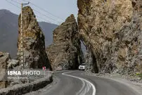 تردد روان در محورهای شمالی/بارش باران در برخی جاده‌های کشور