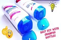 (ویدئو) بطری شامپوها را دور نریزید، با این ایده ها به گلدان و کیف تبدیل کنید