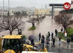 ببینید| سیل در ترکیه خودروها را با خود برد