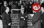 عکس؛ سفر در زمان؛ «محمدرضا پهلوی و دخترش شهناز در هواپیمای شخصی اش» در فرانسه؛ سال 1337