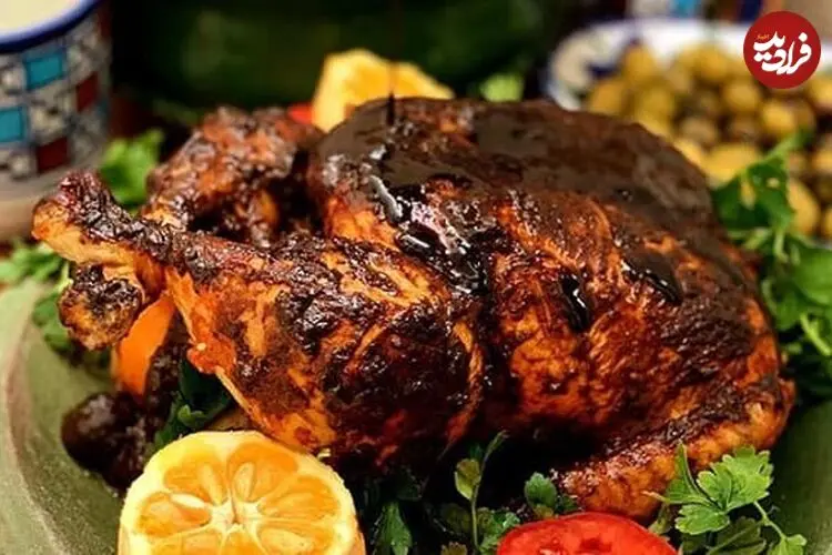 مرغ لونگی گیلانی ؛ این یک دستور خوشمزه برای شکم پر کردن مرغ است
