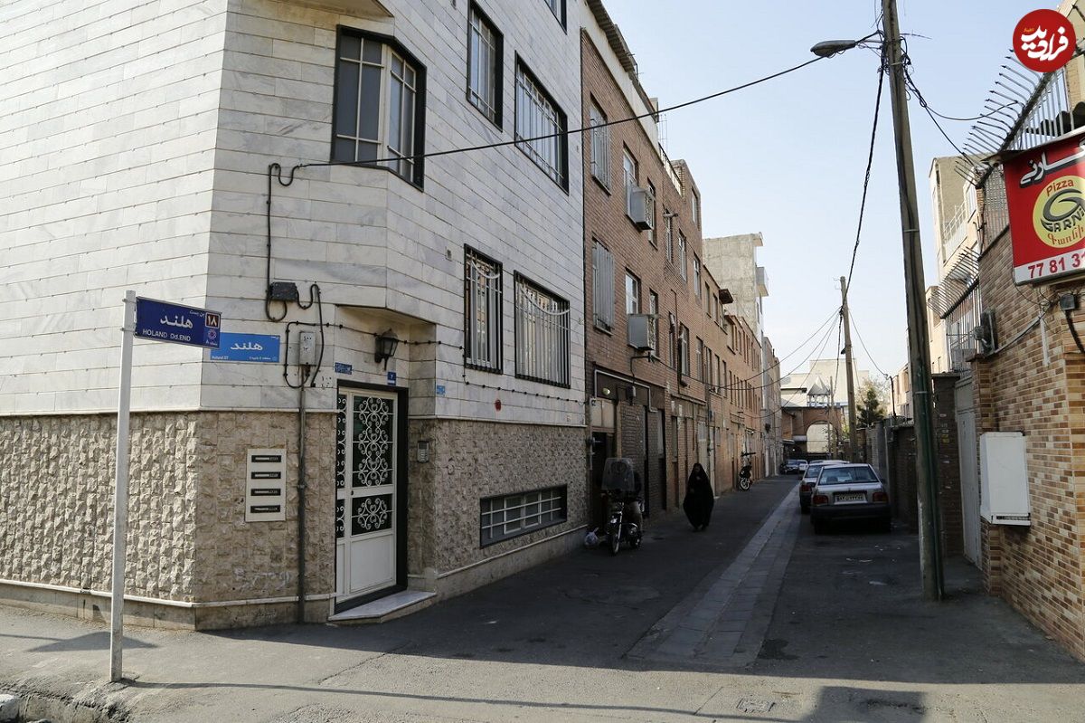 عکس؛ یادگار ملکه هلند در شرق تهران