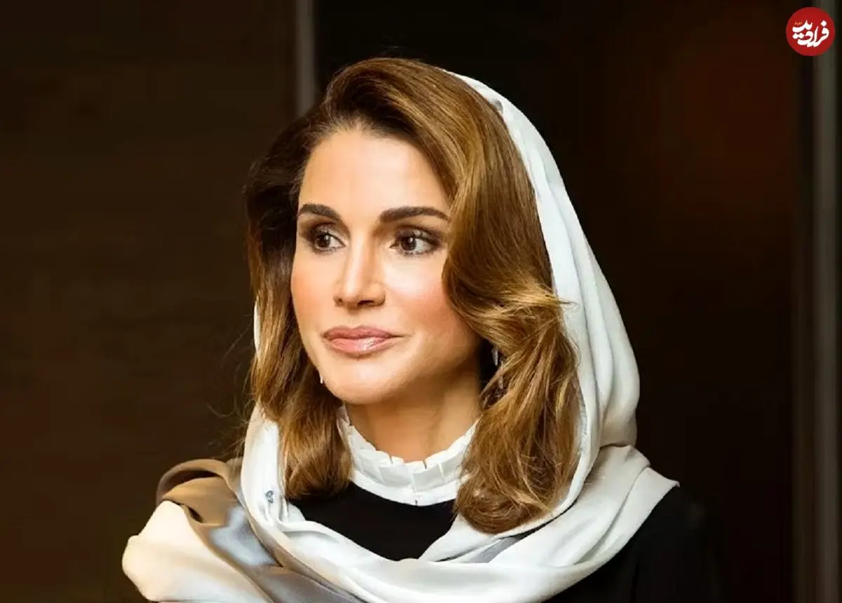 عکس| سفر در زمان؛ «رانیا ملکه اردن» در حال قدم زدن در لندن؛ سال 1378