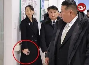 تلفن هوشمند ۱۳۰۰ دلاری در سرزمین حقوق‌های ۳ دلاری؛ خواهر رهبر کره شمالی با گوشی تاشوی خارجی دیده شد