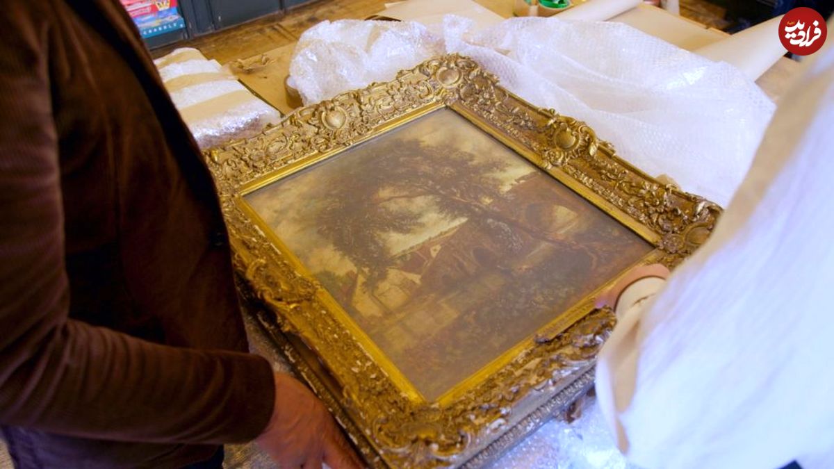 زن و شوهری که یک نقاشی ۲.۵ میلیون دلاری در خانه‌شان پیدا کردند