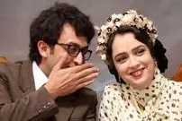 عکس| سفر زمان؛ سلفی «شهرزاد و فرهاد» در آینه در پشت‌صحنه سریال شهرزاد