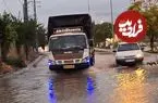 ببینید؛ آبگرفتگی معابر ایلام در نخستین بارش پاییزی