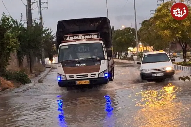 ببینید؛ آبگرفتگی معابر ایلام در نخستین بارش پاییزی