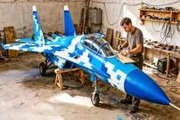 ببینید| مراحل ساخت یک قایق پر سرعت شبیه جنگنده سوخو 35 به روش استاد چینی