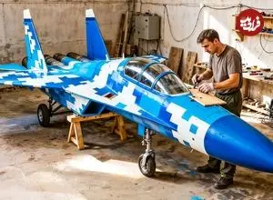 ببینید| مراحل ساخت یک قایق پر سرعت شبیه جنگنده سوخو 35 به روش استاد چینی