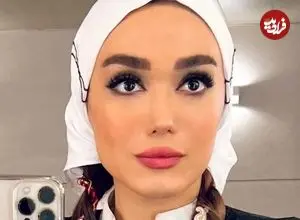 عکس| سفر زمان؛ «فرزانه قاسم زاده» در کنار «پژمان جمشیدی» در پشت‌صحنه «دایناسور»