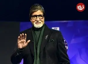 عکس| سفر در زمان؛ «آمیتا باچان» در مراسم رونمایی از یک کتاب در بمبئی؛ سال 1384