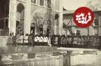 عکس| سفر زمان؛ «زن‌های اروپایی» پشت پنجرۀ خلوت کریمخانی در مراسم سلام ناصرالدین شاه