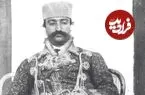 عکس| سفر زمان؛ ژست ناصرالدین شاه با کلاه اروپایی در حیاط قصر