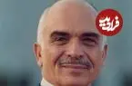 عکس| سفر زمان؛ «ملک حسین، پادشاه سابق اردن» در یک برنامه تلویزیونی؛ سال 1348