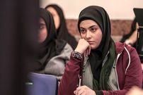 عکس؛ سفر زمان؛ «ریحانه پارسا» در کنار «مهدی سلطانی» در اتاق گریم سریال «پدر»؛ سال 97