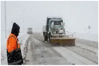 ارتفاع برف در این منطقه به ۴۰ سانتی‌متر رسید