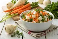 سالاد شلغم و هویج ، سالم و رژیمی