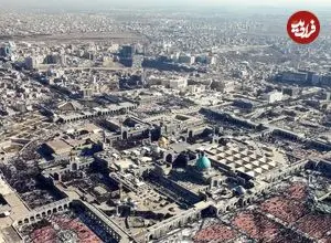 عکس| سفر به ایران قدیم؛ نمایی از شهر «مشهد» از بالا و در دهه 50