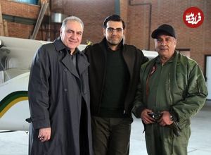 عکس| سفر در زمان؛ «بهروز و دکتر توفیقی» در پشت صحنه سریال بچه مهندس 4؛ سال 99