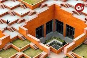 تصاویر| طراحی خلاقانه پردیس دانشگاه پرستیژ؛ تلفیق فضاهای آموزشی با تراس‌های پلکانی