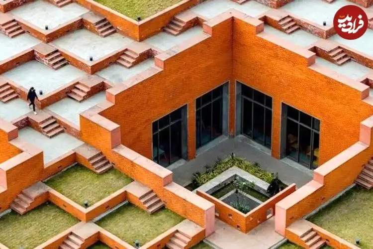 تصاویر| طراحی خلاقانه پردیس دانشگاه پرستیژ؛ تلفیق فضاهای آموزشی با تراس‌های پلکانی