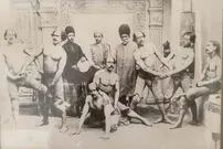 عکس| سفر زمان؛ تصویری از «غول یزدی» دوران قاجار که سال‌ها «پهلوان اول تهران» بود