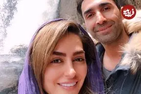 تصاویر| سفر در زمان؛ «سمانه پاکدل و هادی کاظمی» در مراسم عروسی شان؛ سال 97