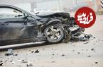 ببینید؛ پرواز عجیب یک خودرو بر فراز بزرگراه شلوغ