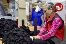 ببینید| فرآیند دیدنی تولید انبوه جوراب در کارخانه ای در کره جنوبی